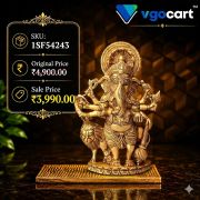 rass Kantristi Ganesha Wall Hanging 9 Inch