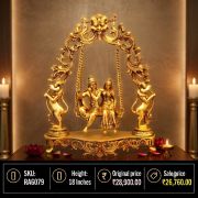 Brass Swing Radha Krishnan Idol 18 Inch