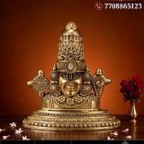 Brass-Fine-Art-Perumal-Bust-Idol-3-5-Inch