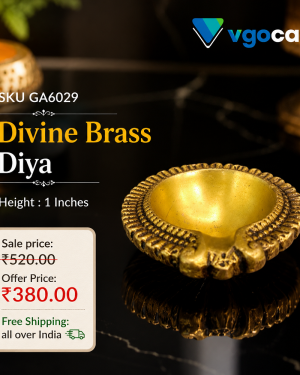 Brass Designer Agal Diya – 1”