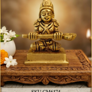 Brass Small Annapoorani Squre Base – 2”