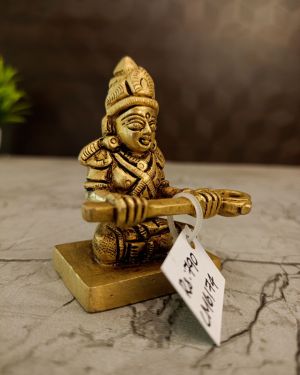 Brass Small Annapoorani Squre Base – 2”
