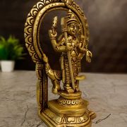 Brass Murugan Idol With Thiruvachi – 7”