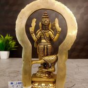 Brass Murugan Idol With Thiruvachi – 7”