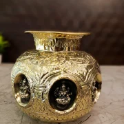 Brass Ashtalakshmi Kalasam For Pooja 6.5″