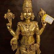 Brass Perumal Idol 23”