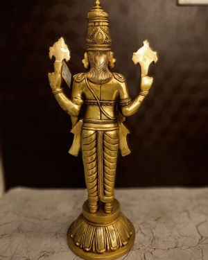 Brass Perumal Idol 23”