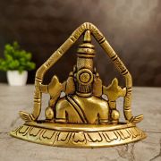 Brass Semi Perumal Idol -3.5”