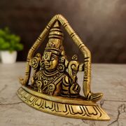 Brass Semi Perumal Idol -3.5”