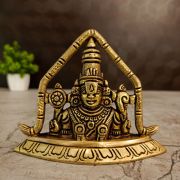 Brass Semi Perumal Idol -3.5”