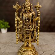 Brass Chain Balaji Idol – 8”
