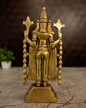 Brass Chain Balaji Idol – 8”
