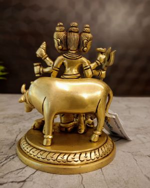 Brass Dattatreya Idol – 5”