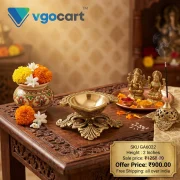 Brass Agal Diya Designer Base 2″