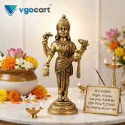 Brass Dhanvantari idol – 6”