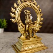Brass Dharma Raja Idol 10”