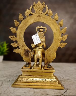Brass Dharma Raja Idol 10”