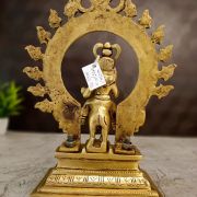 Brass Dharma Raja Idol 10”