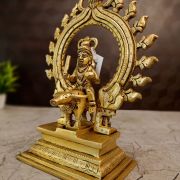 Brass Dharma Raja Idol 10”