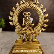 Brass Dharma Raja Idol 10”