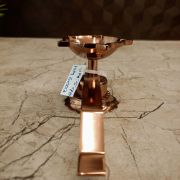 Brass Polished Pooja aarti rose gold 3″