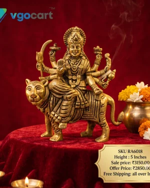 Brass Durgai Amman Idol 5″