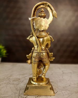 Brass Hanuman Standing Idol – 11”