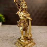Brass Hanuman Standing Idol – 11”