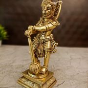 Brass Hanuman Standing Idol – 11”
