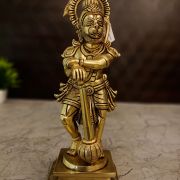 Brass Hanuman Standing Idol – 11”