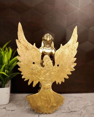 Brass Pavai Diya Wall Mount – 8.5′