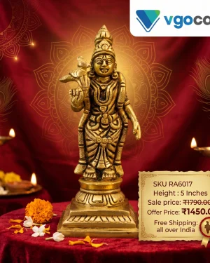 Brass Meenaktchi Amman – 5″