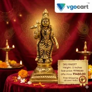 Brass Meenaktchi Amman – 5″