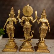 Brass Murugan Valli Deivanai 12”