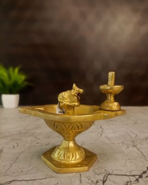 Brass Pradosha diya 4”