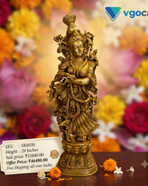 Brass Radha Idol – 29”