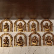 Brass super fine Ashtalakshmi Wall Mount With Arch 4″