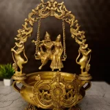 brass-swing-radha-krishna-uruli-pooja-gift-vgocart-coimbatore-india-SB5502
