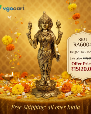 Brass Maha Lakshmi – 14.5”