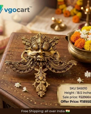 Brass Big Yazhi Wall Mount 18.5″